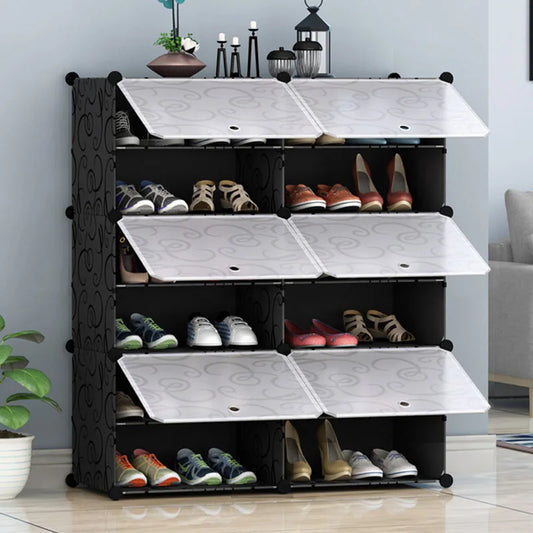 Plastic Luxury Shoe Rack Organizer Shoes