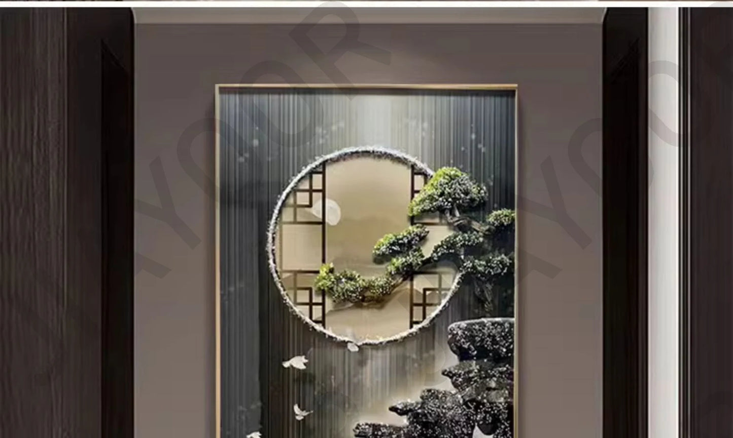 Landscape decoration painting LED lighting room decoration wall lamp interior wall light living room decoration wall art lightin