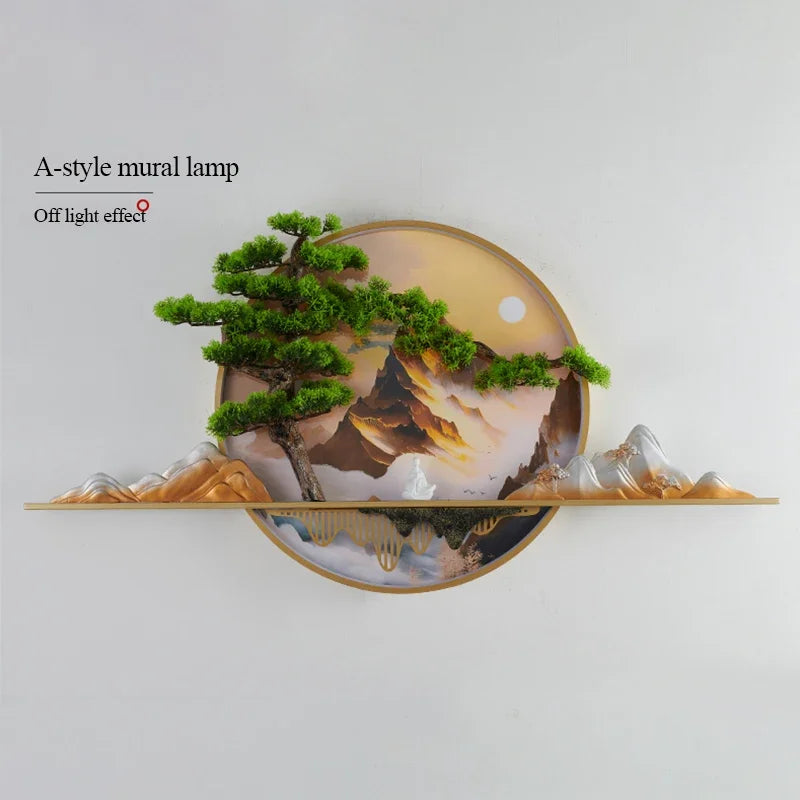 Bonsai Tree Wall Lamp