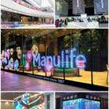 LED Transparent Film Screen Display with Video Processor