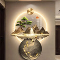 Bonsai Tree Mountain Decoration Wall Lamp