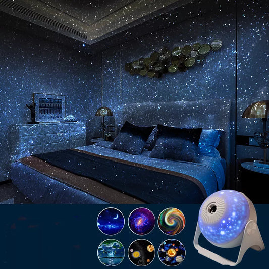 Star Projection Light Children Projector Light Cute Galaxy starry lamp Space Night Photo Light Bedtime Learning Fun Toys