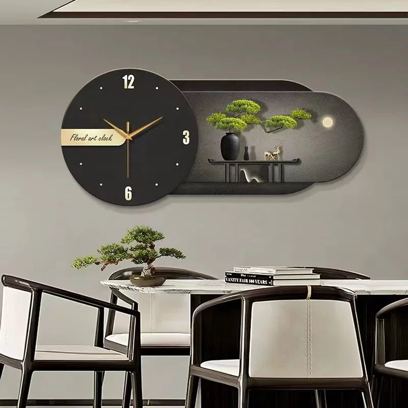 Clock Decoration Wall Lamp