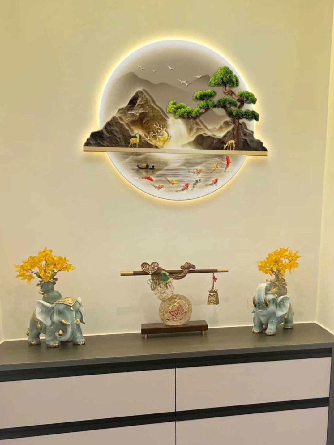 Bonsai Tree Decoration Wall Lamp