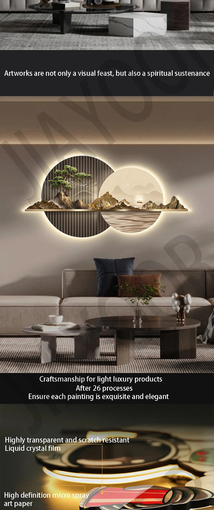 Bonsai Tree Moon Wall Lamp