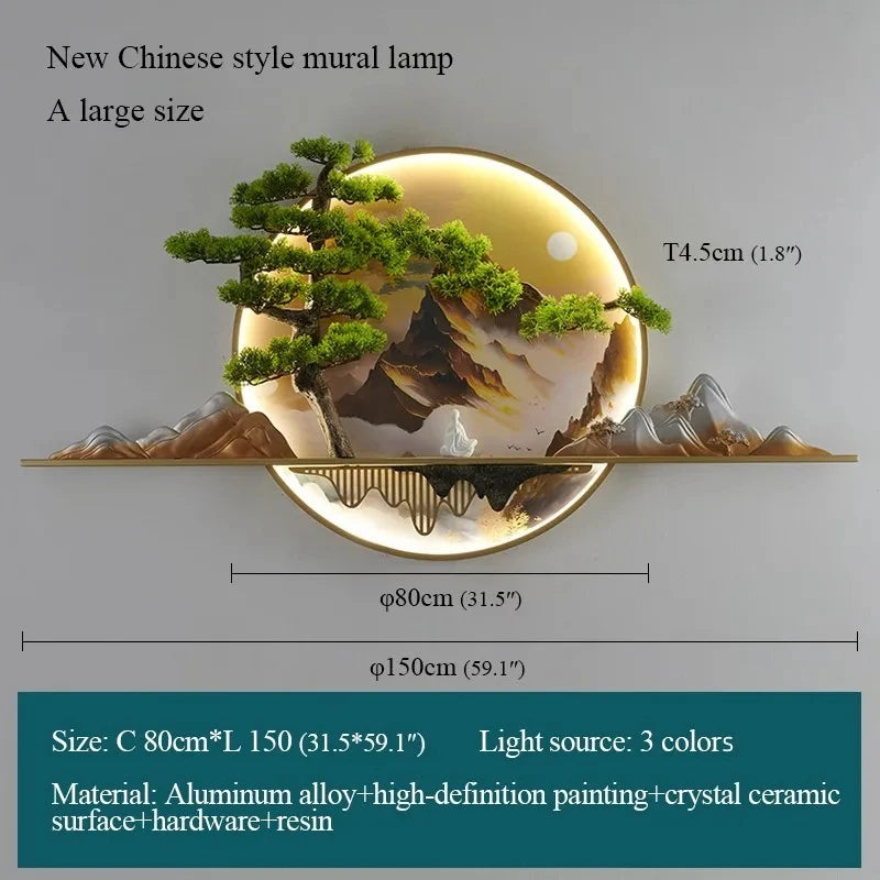 Bonsai Tree Wall Lamp