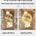 Koi Fish Lotus Hanging Wall Lamp