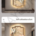 Koi Lotus Atmospheric Sandstone Decorative Painting Corridor Mural Lamp Wall Lamp Room Decoration Led Lights Home Decoration