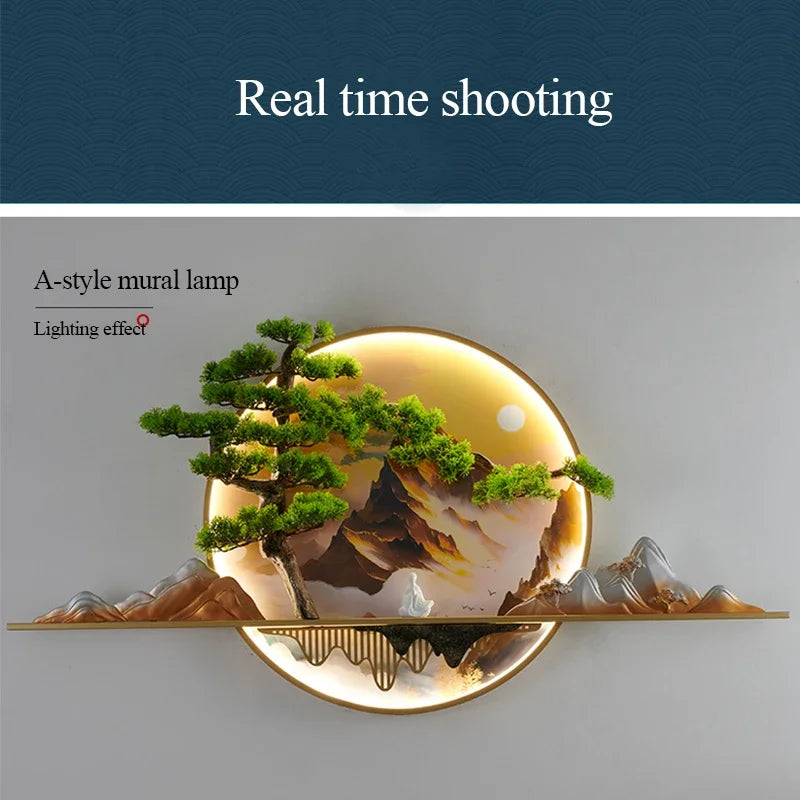 Bonsai Tree Wall Lamp