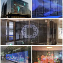 LED Transparent Film Screen Display with Video Processor