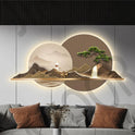 Bonsai Tree Moon Wall Lamp