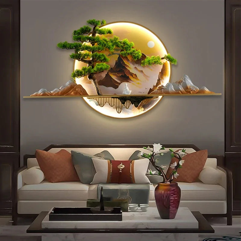 Bonsai Tree Wall Lamp