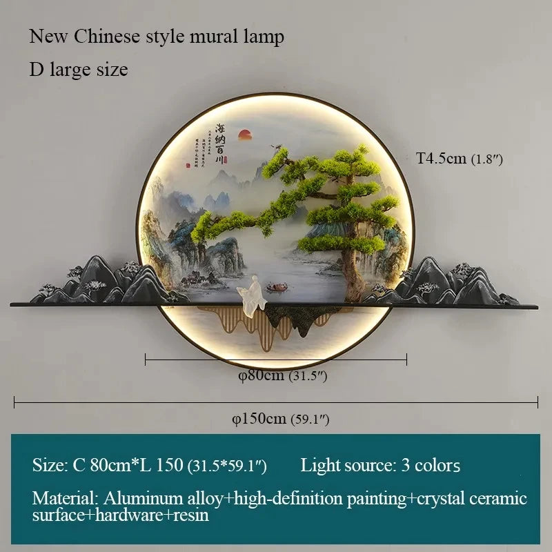 Bonsai Tree Wall Lamp