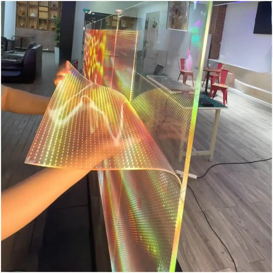 LED Transparent Film Screen Display with Video Processor