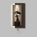 The Corridor Room Is Decorated With Light Luxury Murals Wall Light Led Light Home Decorations Wall Light Sconce Home Decor