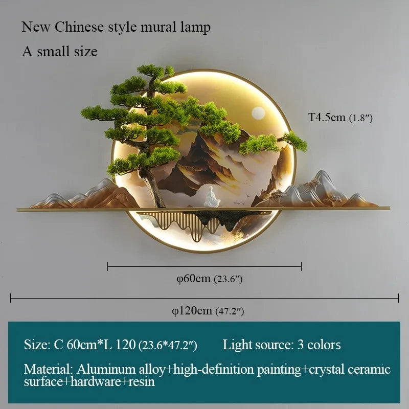 Bonsai Tree Wall Lamp