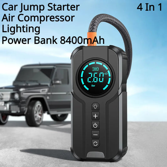 4 In 1 Car Wireless Portable Power Bank