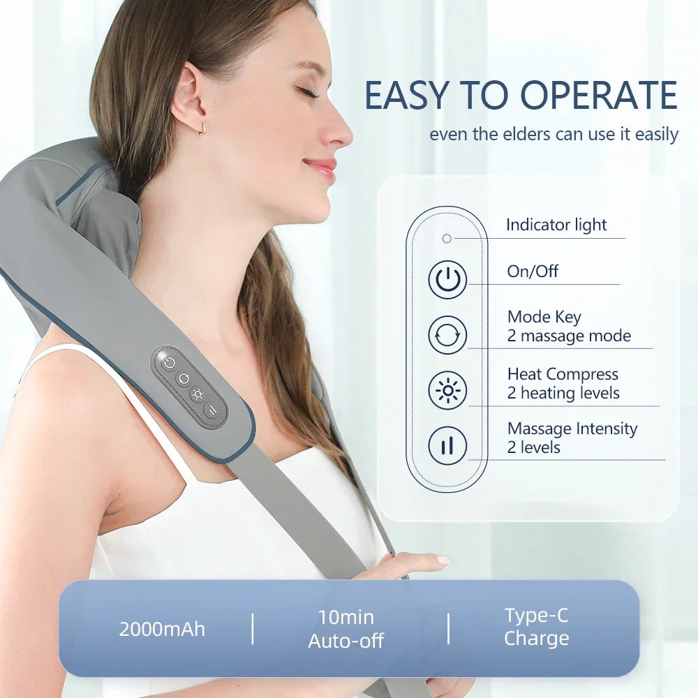 Electric Shoulder Neck and Back Massager