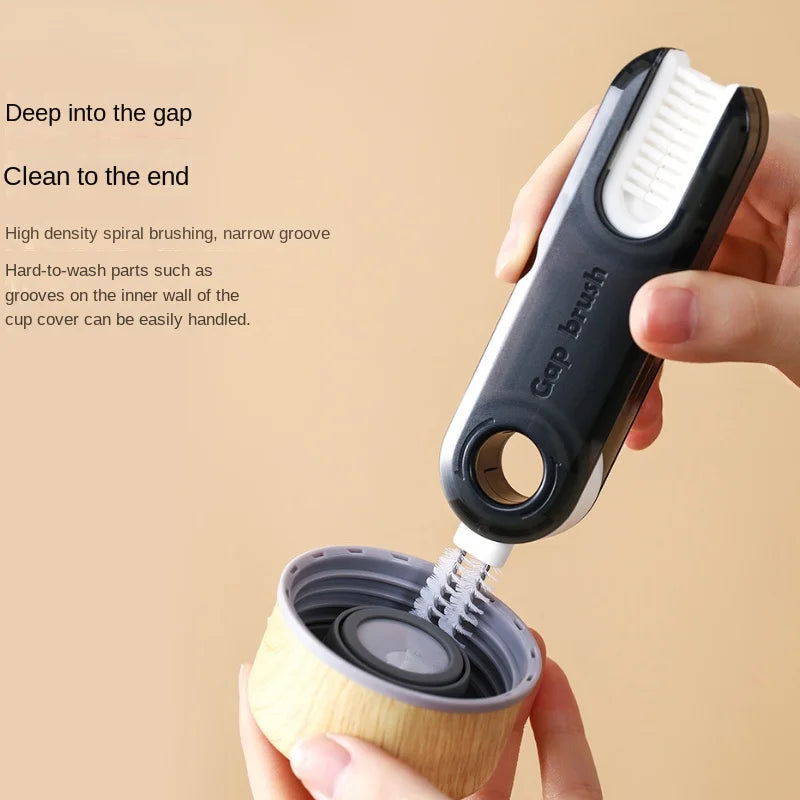 3-in-1 Multifunctional Bottle & Gap Cleaning Brush