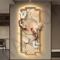 Koi Lotus Atmospheric Sandstone Decorative Painting Corridor Mural Lamp Wall Lamp Room Decoration Led Lights Home Decoration