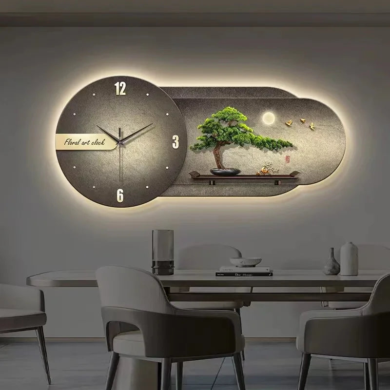 Clock Decoration Wall Lamp