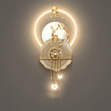 Fish And Deer Decoration Wall Lamp