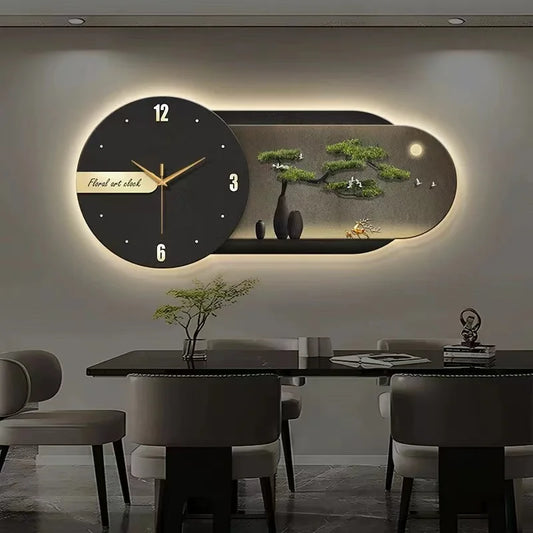 Clock Decoration Wall Lamp