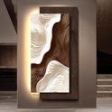 Three Dimensional Sandstone Texture Hanging Painting Room Decoration Interior Wall Light Wall Art Bedroom Decoration Led Lights